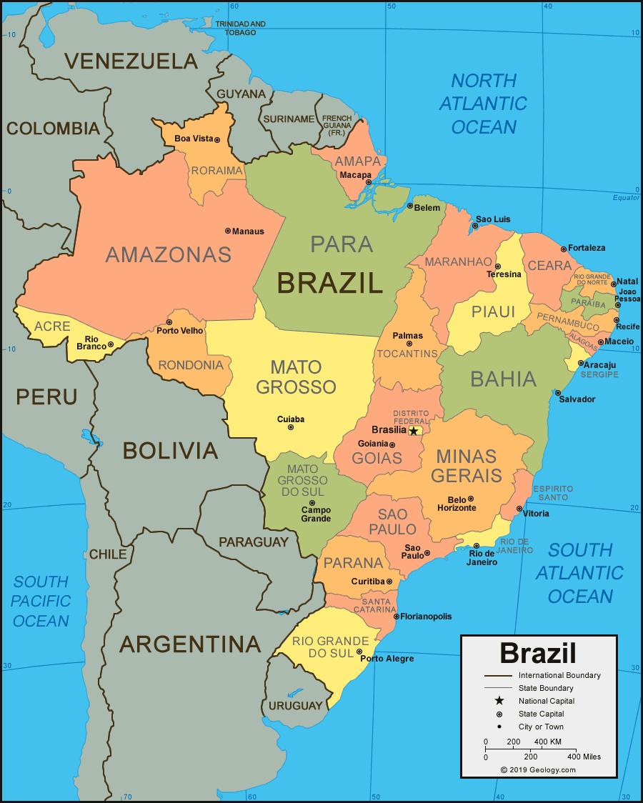 Brasil Unidos Mapa 
