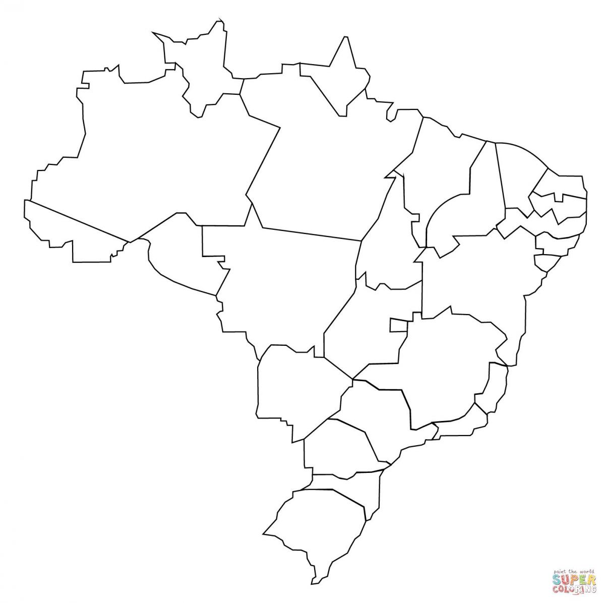 Brasil Mapa En Branco E Negro Negro E Branco Mapa Do Brasil Am Rica   Brasil Mapa En Branco E Negro 